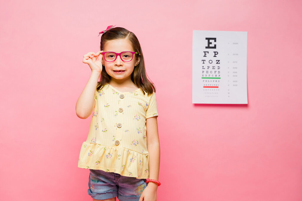child eye exam